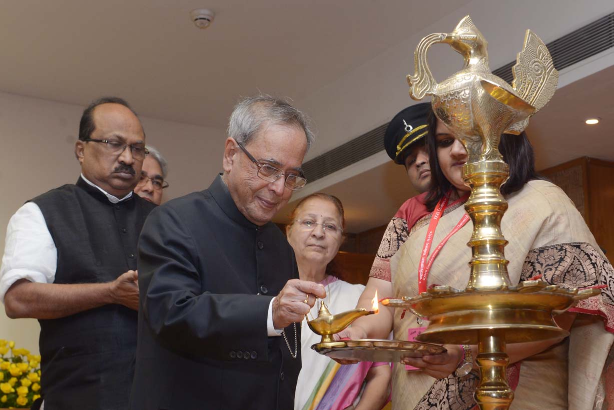 The President of India, Shri Pranab Mukherjee inaugurating the XXVII Accountants’ General Conference on the theme ‘Promoting Good Governance and Accountability through Public Audit’ organized by the Comptroller and Auditor General of India at New Delhi on 