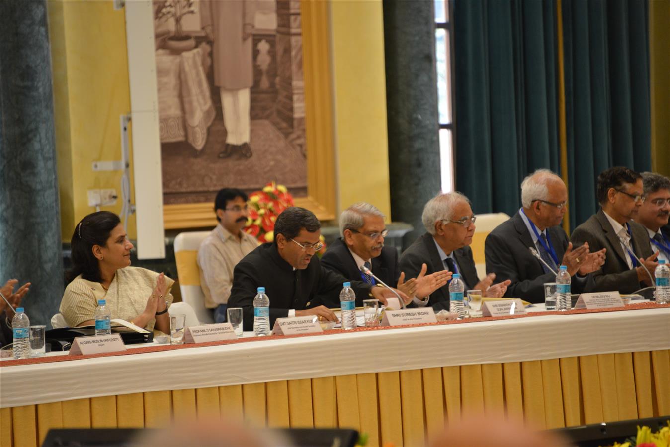 Interactive session between Industry-Academia during First-ever three-day Visitor’s Conference at Rashtrapati Bhavan on November 5, 2015.