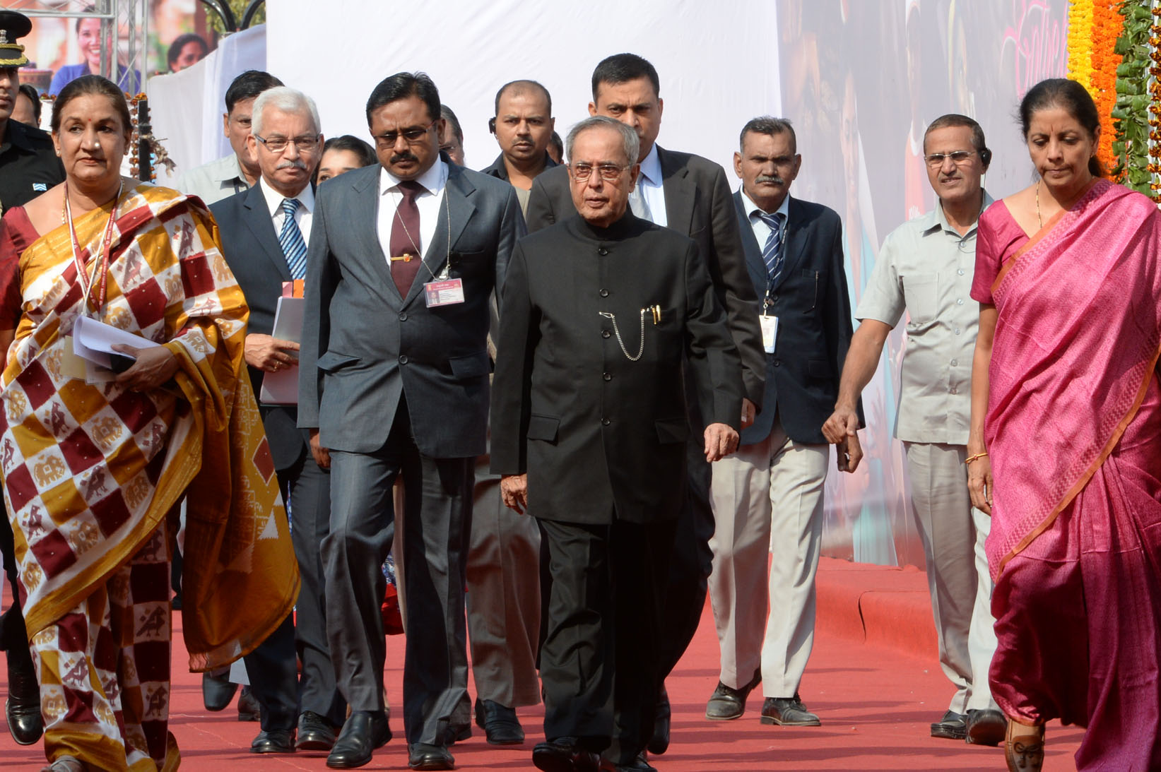 TThe President of India, Shri Pranab Mukherjee during the inauguration of the 34th India International Trade Fair (IITF) 2014 at Hamsadhwani Theatre, Pragati Maidan in New Delhi on November 14, 2014. 