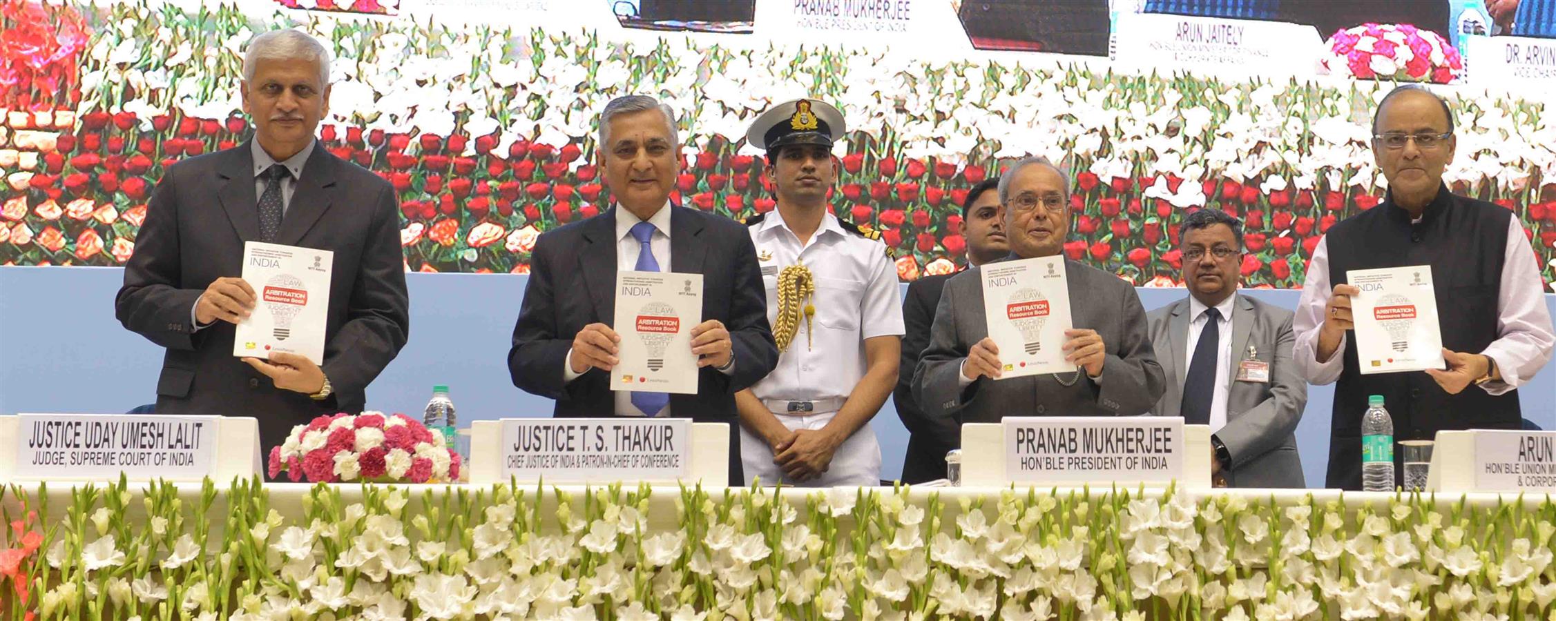 The President of India, Shri Pranab Mukherjee at the inauguration of Global Conference on ‘National Initiative towards strengthening Arbitration and Enforcement in India’ in New Delhi on October 21, 2016. 