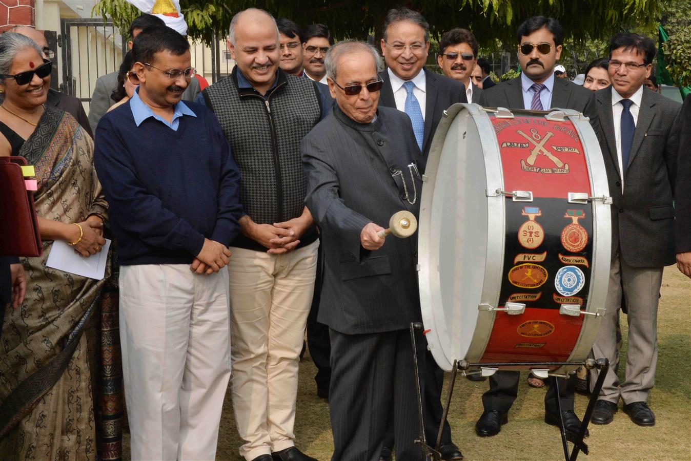 The President of India, Shri Pranab Mukherjee inaugurating the Festival of Energy 'Umang 2015' at Dr. Rajendra Prasad Sarvodaya Vidyalaya in President’s Estate on December 11, 2015.