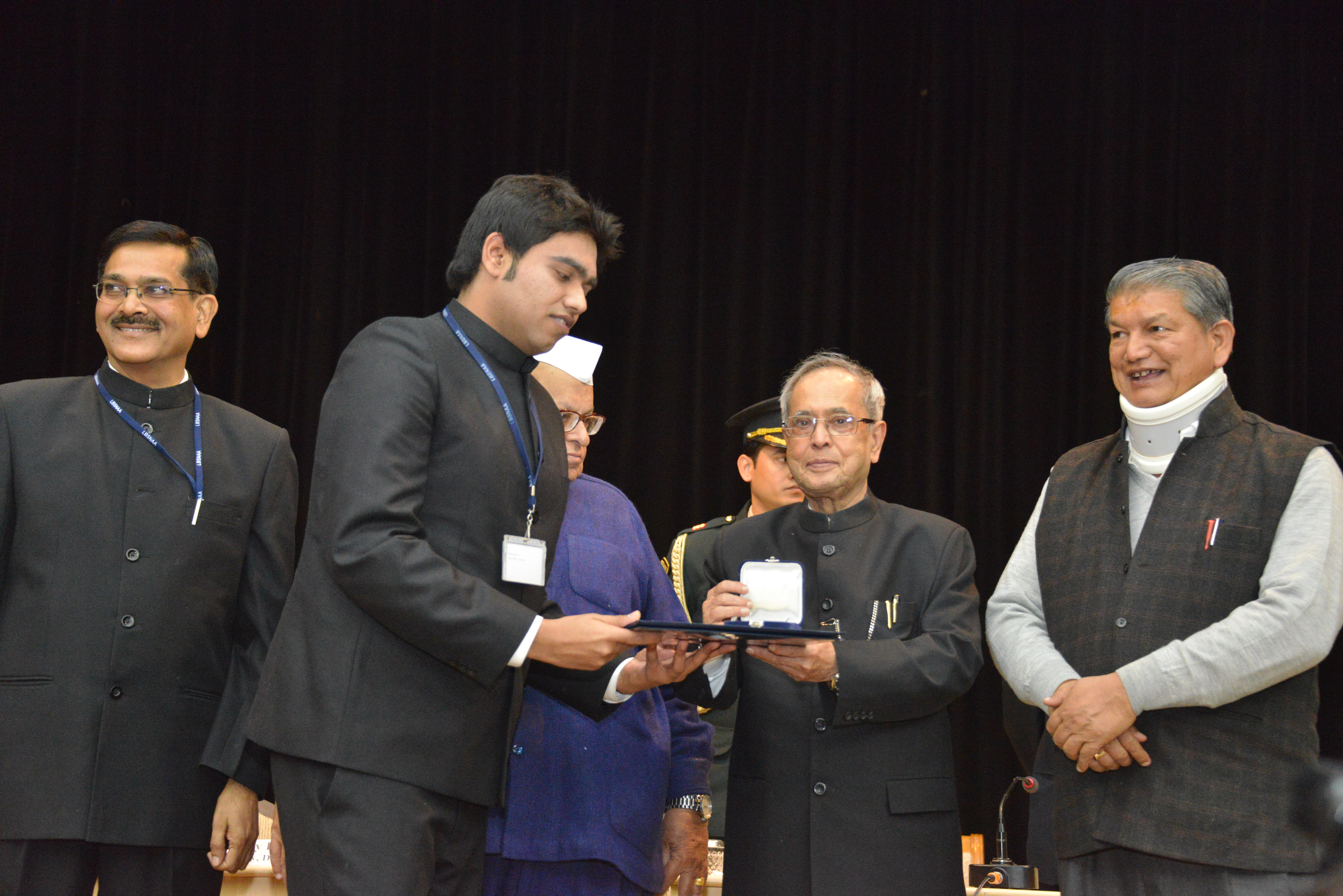 The President of India, Shri Pranab Mukherjee during the Valedictory Function of 89th Foundation Course for All India Services at Lal Bahadur Shastri National Academy of Administration (LBSNAA) at Mussoorie in Uttarakhand on December 12, 2014. 