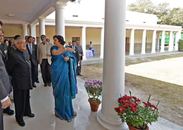 The President of India, Shri Pranab Mukherjee at a function to inaugurate the President's Estate Recreation Club Guest House at Schedule – B (Near Gate No: 30), President’s Estate at New Delhi on December 11, 2013