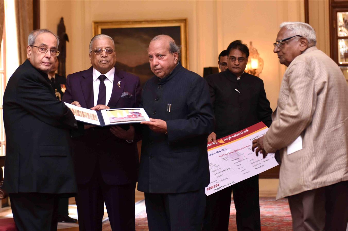 The President of India, Shri Pranab Mukherjee inaugurating the Anti Leprosy Fortnight and Leprosy Seal Campaign at Rashtrapati Bhavan on January 30, 2017.