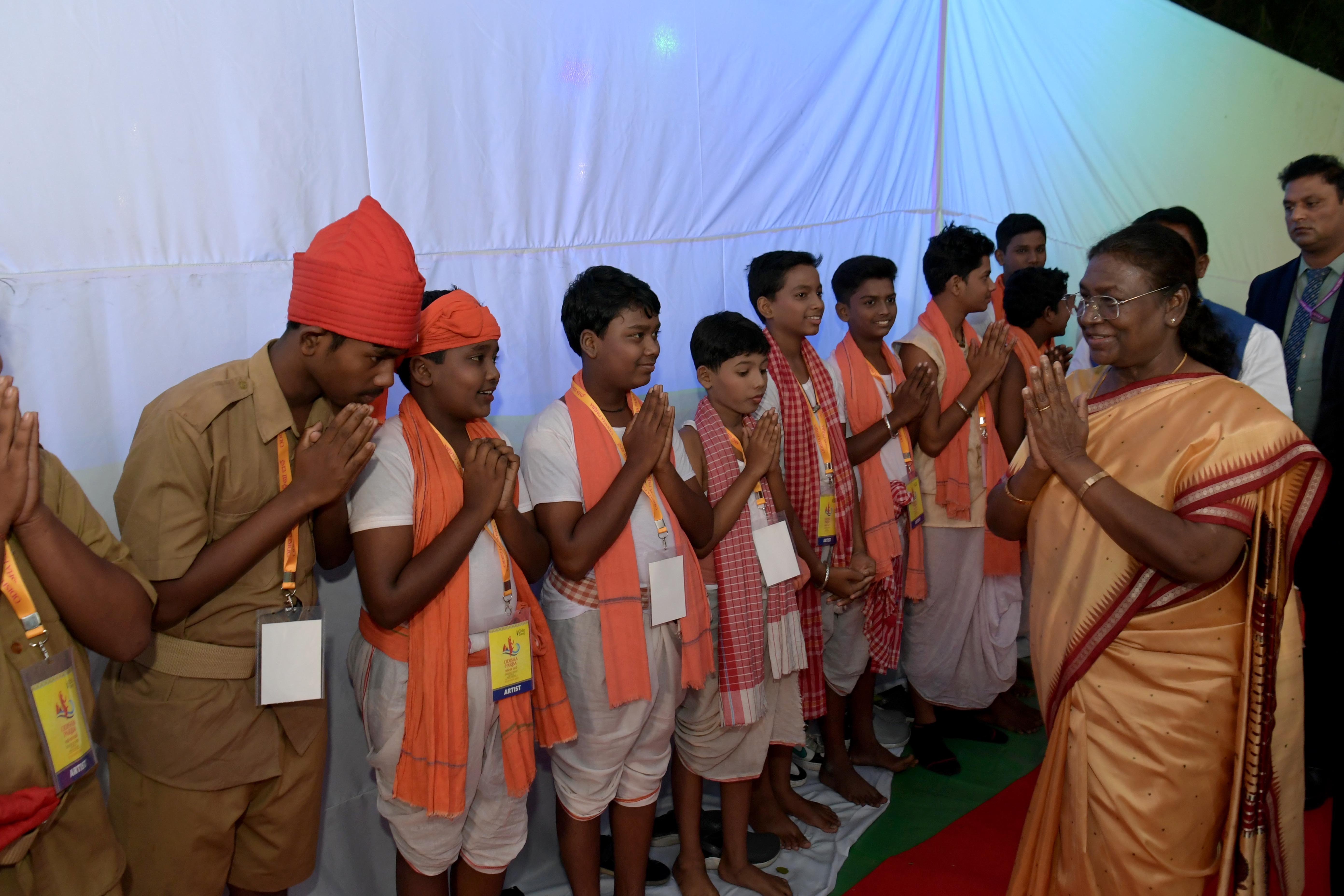 The President of India, Smt. Droupadi Murmu graced the Odisha Parba 2024 in New Delhi on November 22, 2024.