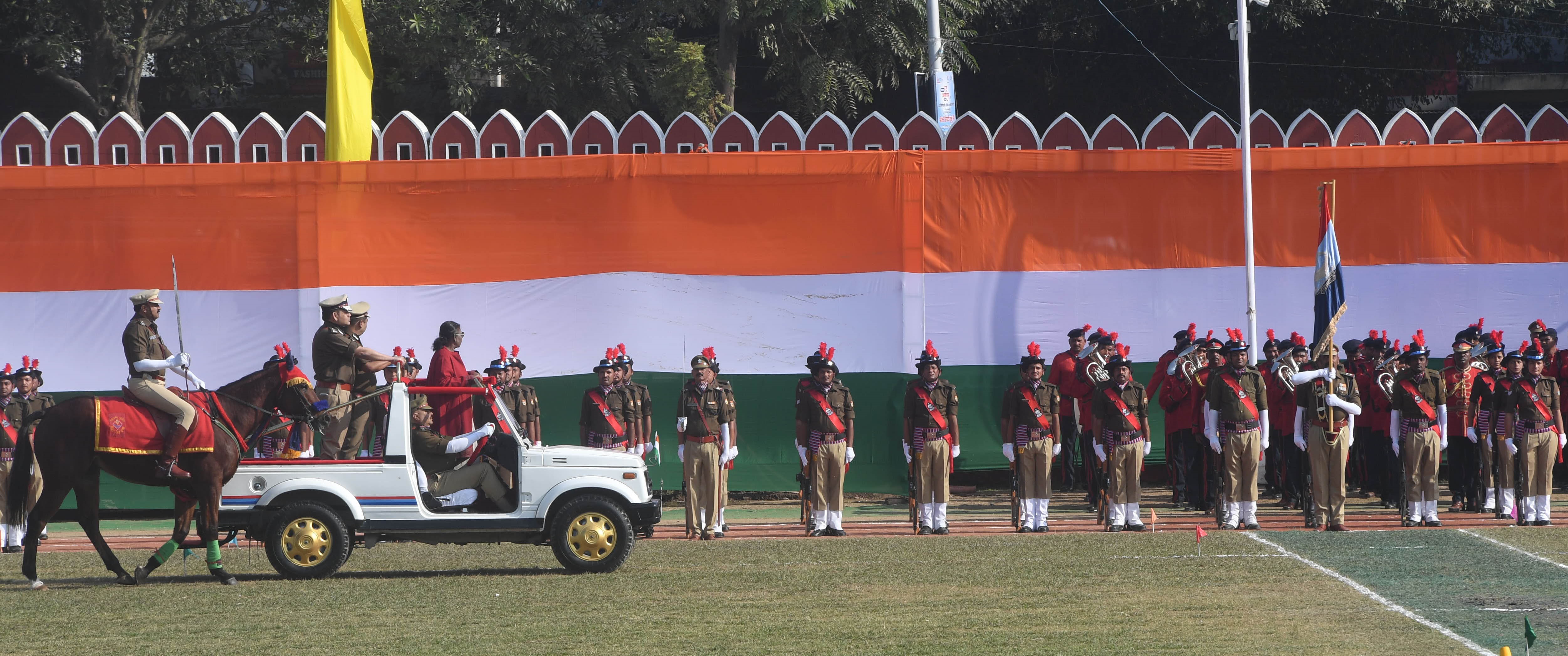 The President of India, Smt Droupadi Murmu graced Uttarakhand State Foundation Day celebrations at Dehradun on November 9, 2023.