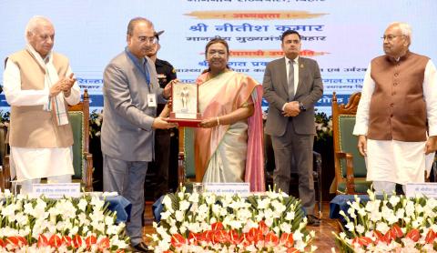 President Droupadi Murmu graces the centenary celebration of the Patna Medical College in Patna, Bihar  on 25 Feb 2025
