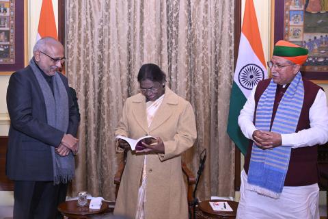 The President of India, Smt Droupadi Murmu, released the Constitution of India in the Santhali language at a function held at Rashtrapati Bhavan on December 25, 2025.