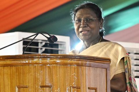 President Droupadi Murmu inaugurates and lays foundation stones for various projects at Rairangpur, Odisha on 4 Feb 2026