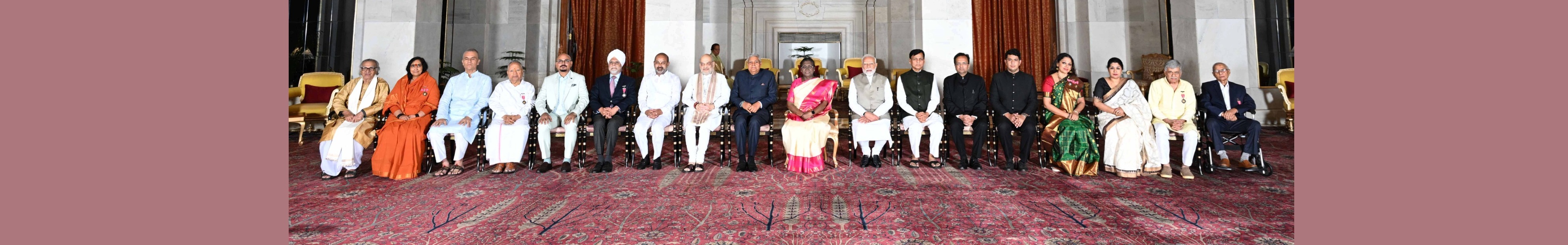 The President of India, Smt Droupadi Murmu presented   Padma Vibhushan, Padma Bhushan and Padma Shri Awards for the year 2025 at the Civil Investiture Ceremony-II held at Rashtrapati Bhavan on May 27, 2025.